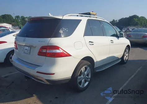 2013 Mercedes-Benz Ml 350 4Matic из США, поврежденный, VIN 4JGDA5HB8DA119427